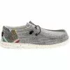 Hey Dude Wally Funk Lace Up Casual Shoes - Mens