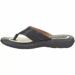 Born Shoes Born Whitman Mens Flip Flop Sandals -WOMENS ATHLETIC SHOES Shop HH H60203 BLK3