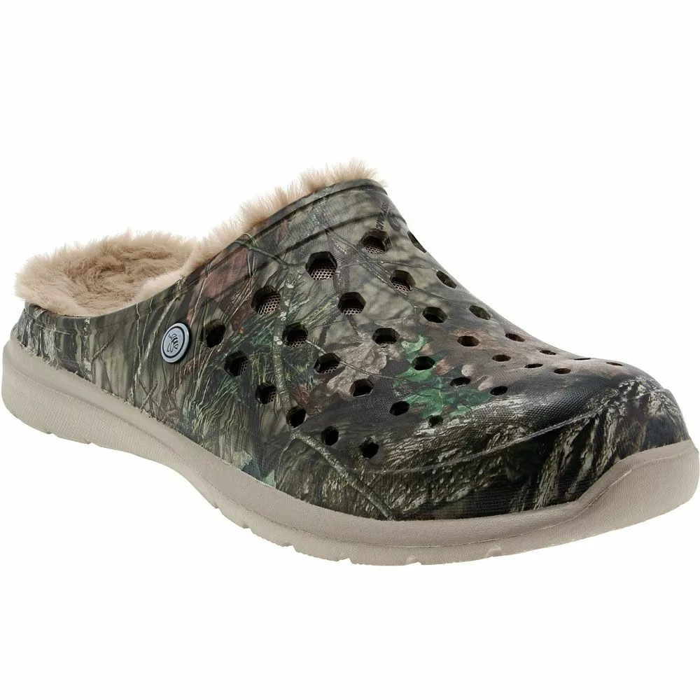 Joybees Cozy Lined Clog Graphic Mens Sandals 2 Joybees Cozy Lined Clog Graphic Mens Sandals - Image 2