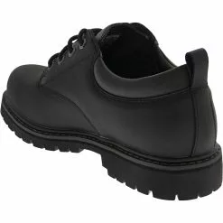Skechers Shoes Skechers Tom Cat Mens Leather Oxford Casual Shoes -WOMENS ATHLETIC SHOES Shop SK 6618 BLK3